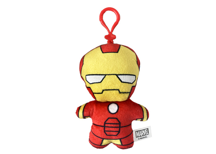 (Mis 0) MARVEL (Iron Man) Peluche Portachiavi 12,5cm c/Bagclip…x96